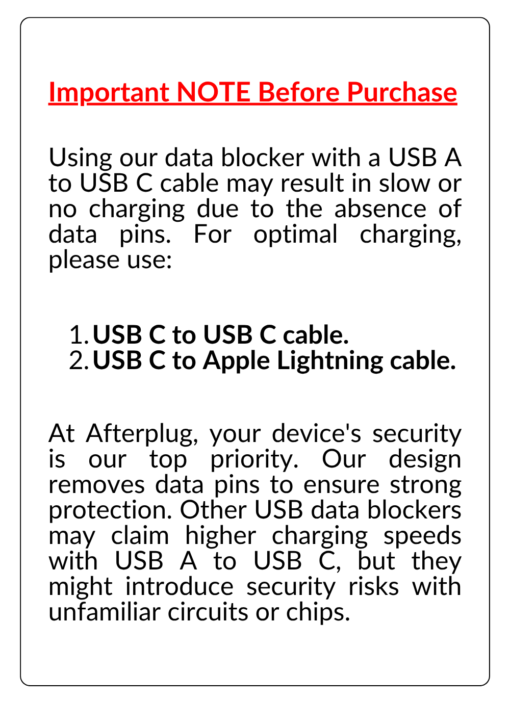 90 Degree USB-C to USB-C Data Blocker, 2-Pack - Image 2