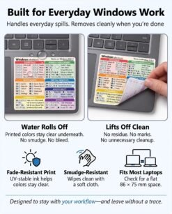 Windows Shortcuts Sticker for Laptop & PC - Image 6