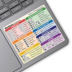 Windows Shortcuts Sticker for Laptop & PC